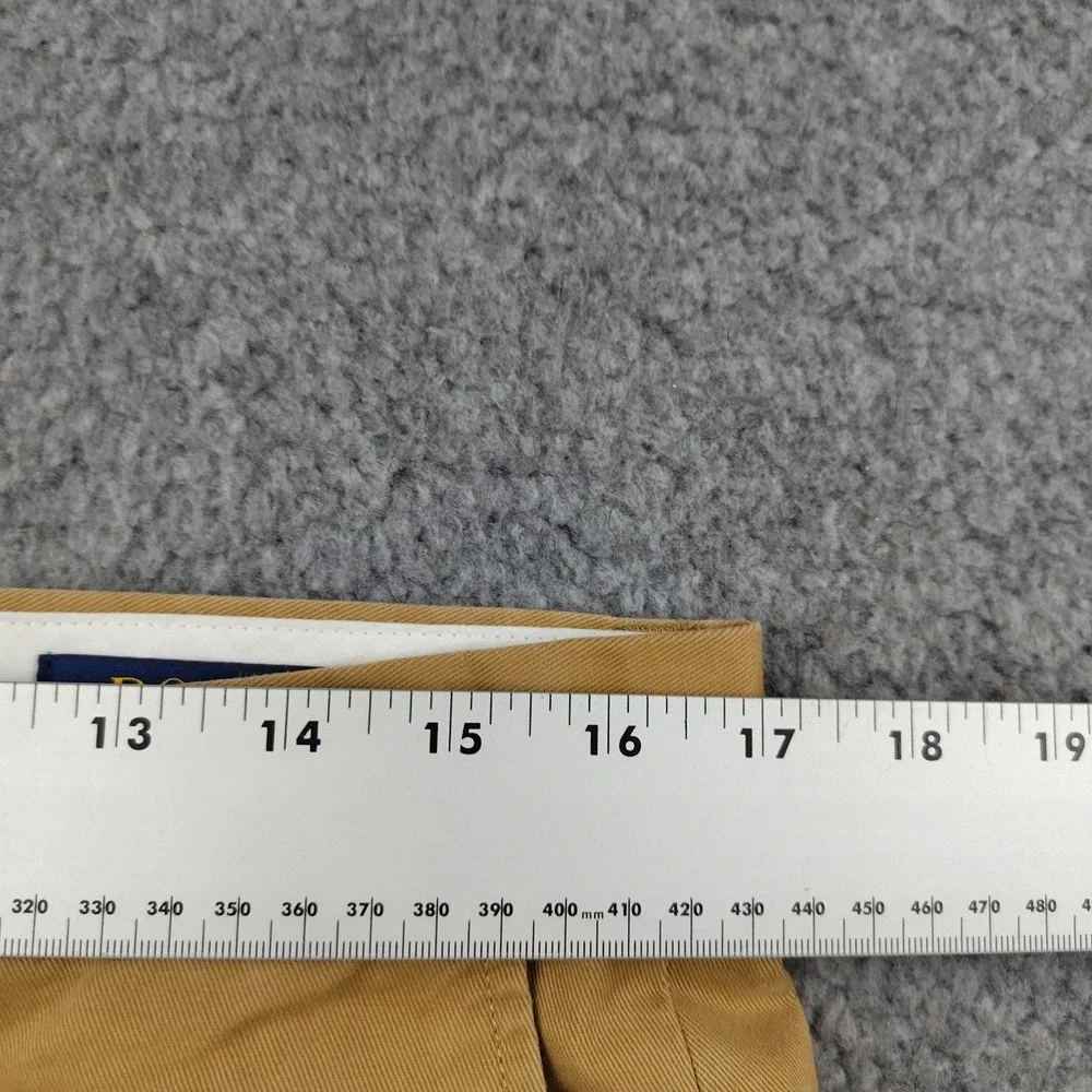 Polo Ralph Lauren Mens Chino Pants 33x30 Khaki Cotton Straight Trousers Preppy